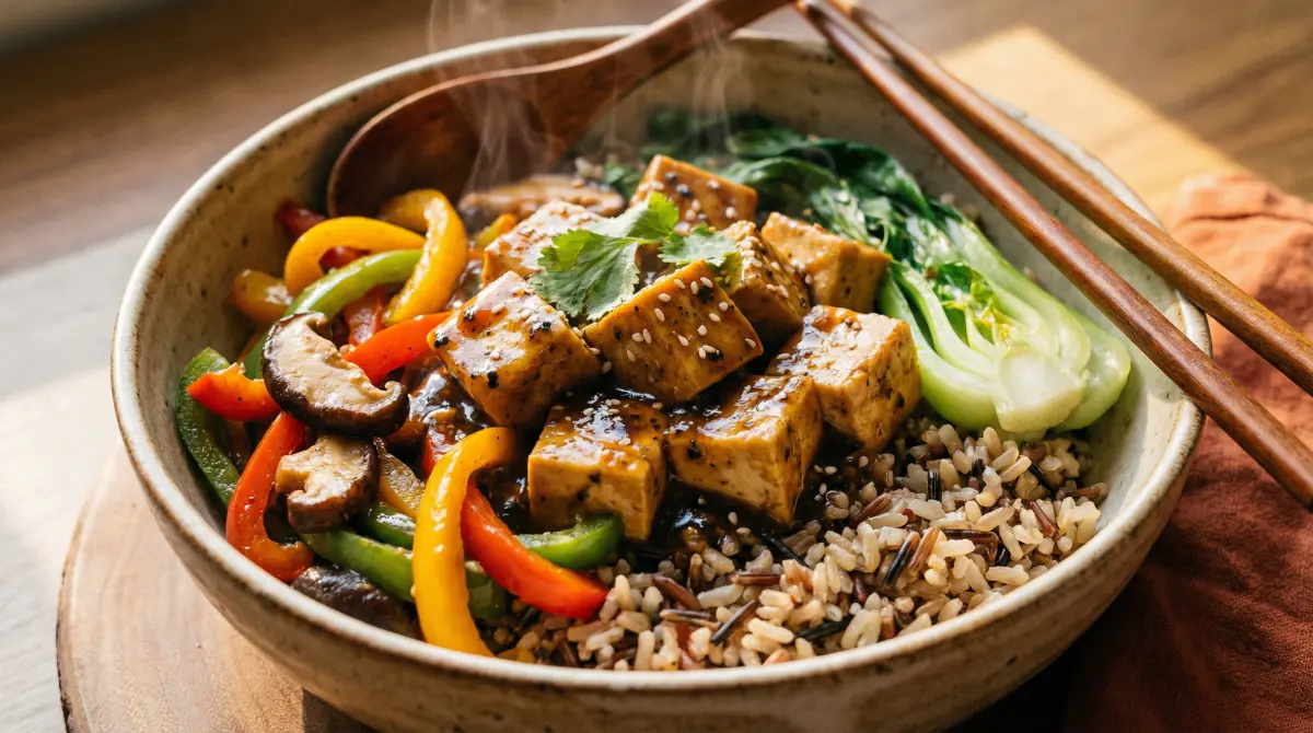 用户投稿 - 黑椒豆腐盖饭作品